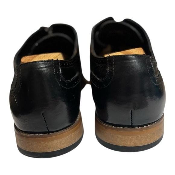 Stacy Adams Dunbar Black Leather Wingtip Oxfords Size 11.5 Men’s Dress Shoes main image 13